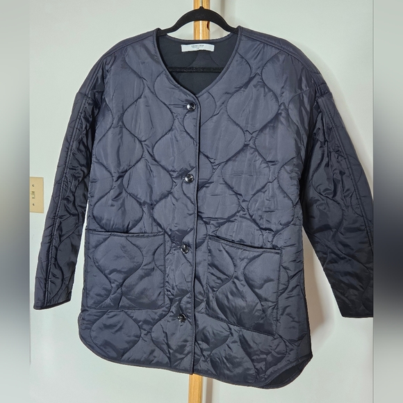 Smash + Tess Rowan Puffer Jacket Quilted Black Size Large - Picture 1 of 5